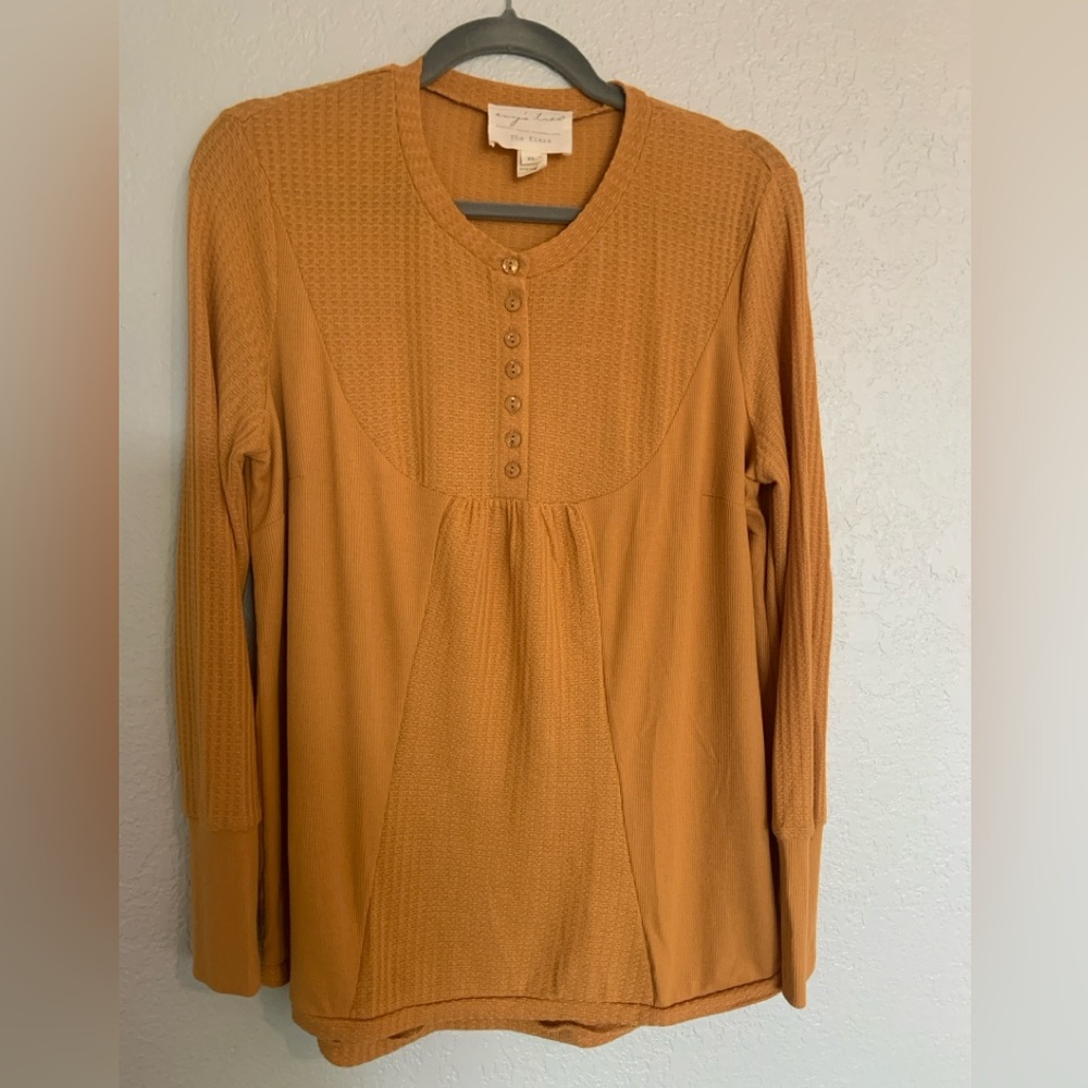 Evy’s Tree Kiera top in mustard size XS